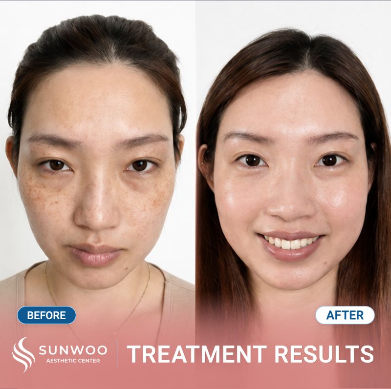 PicoSure Pro before and after at Sunwoo